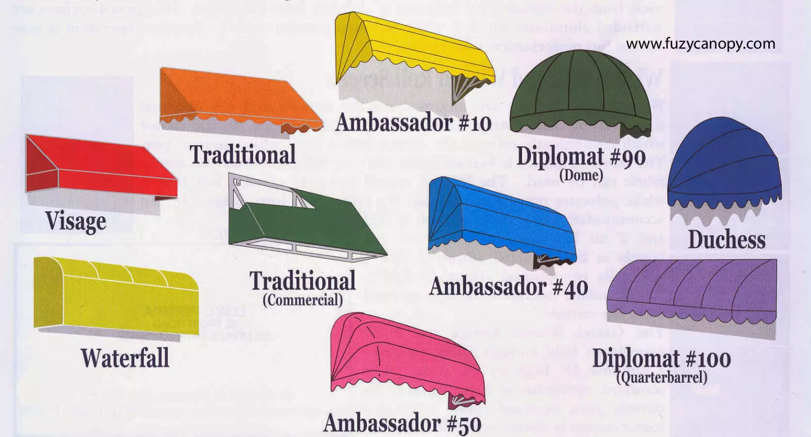 Model canopy kain tangerang